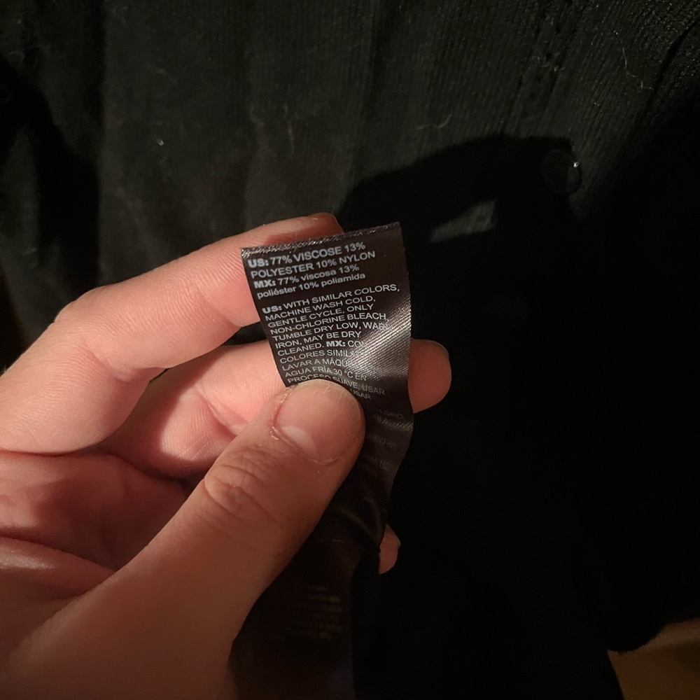 White House Black Market Classic Black Sweater - Picture 4 of 4